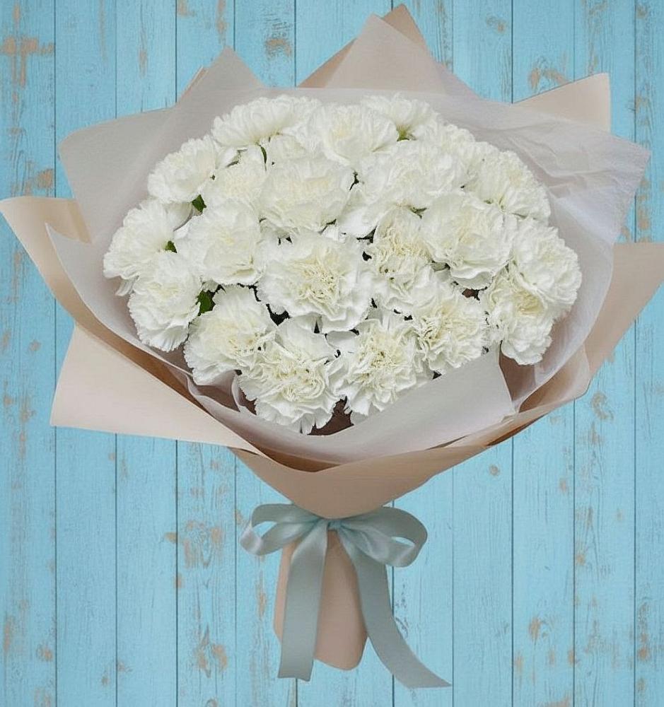 Букет цветов из: Гвоздики в Эльбане