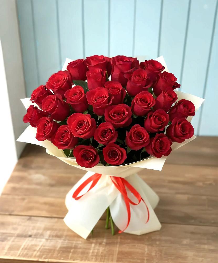 Букет 29 Красных роз в Эльбане