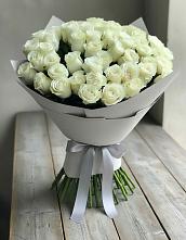 Букет 35 Белых роз в Эльбане