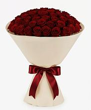 Букет 101 Бордовая роза Блэк Бакарра в Эльбане