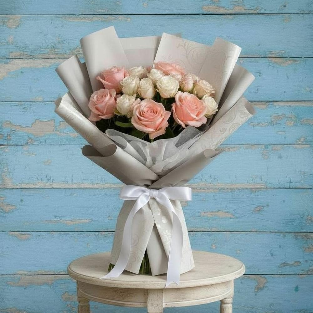 Букет цветов из: Розы в Эльбане