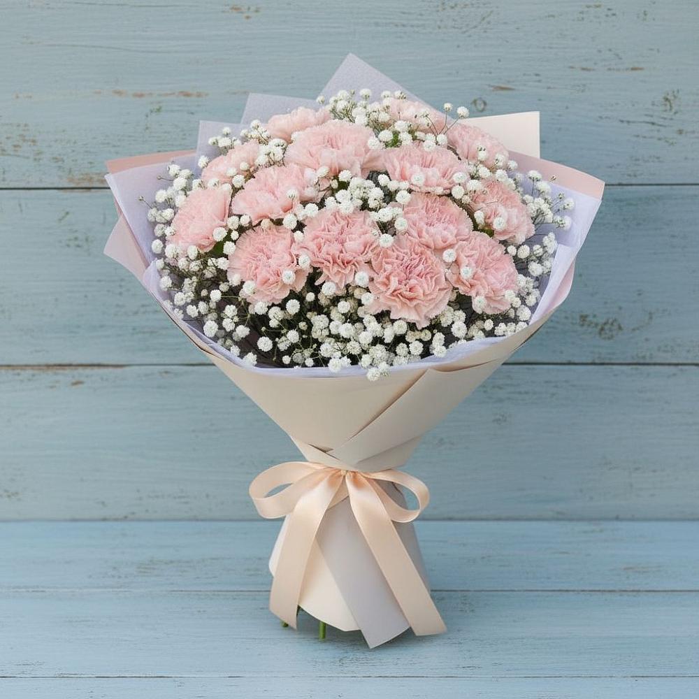 Букет цветов из: Гвоздики в Эльбане