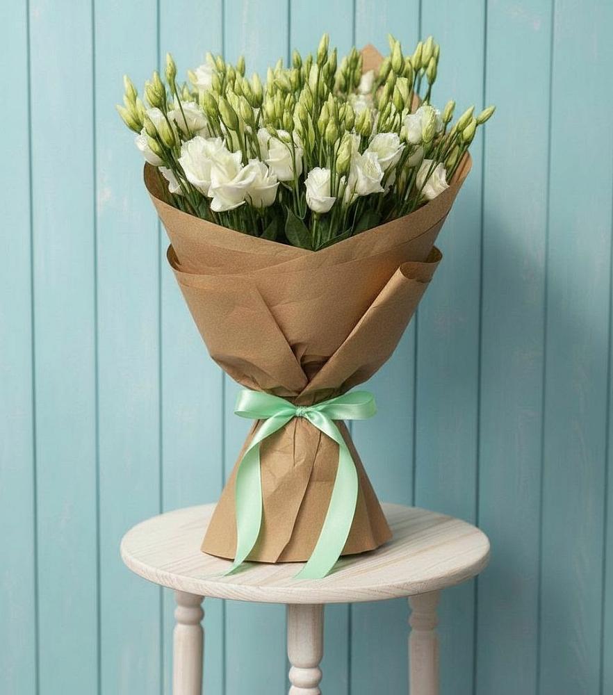 Букет цветов из: Лизиантусы в Эльбане