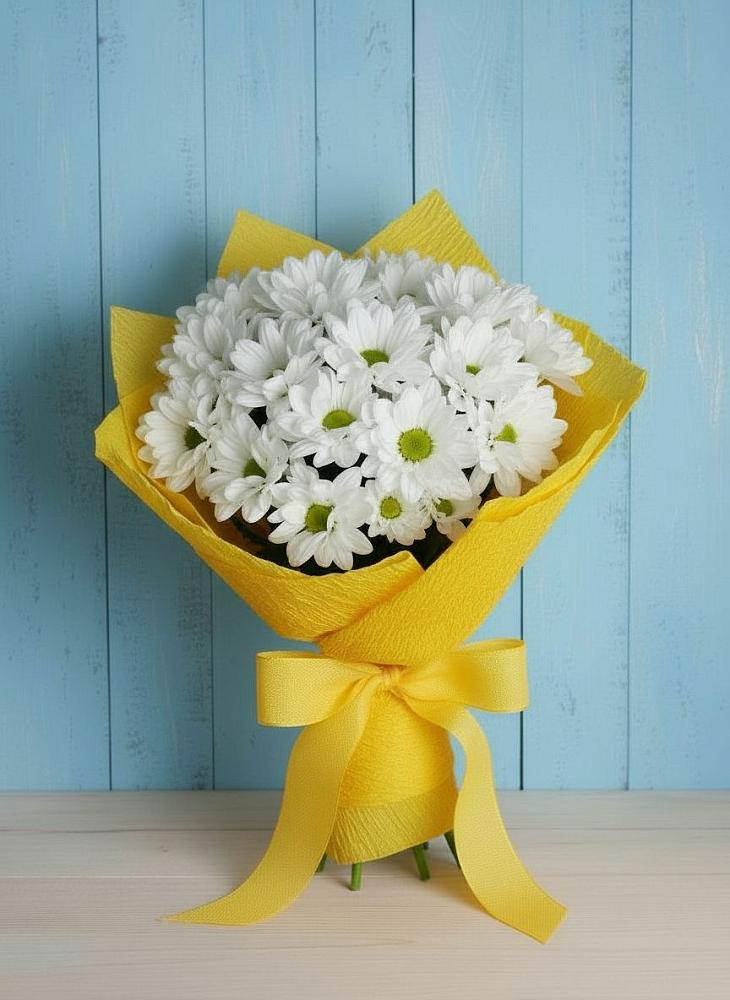 Букет цветов из: Хризантемы в Эльбане