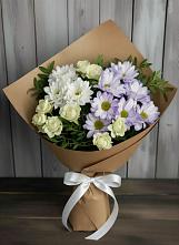 Букет цветов из:  Хризантемы и Розы в Эльбане