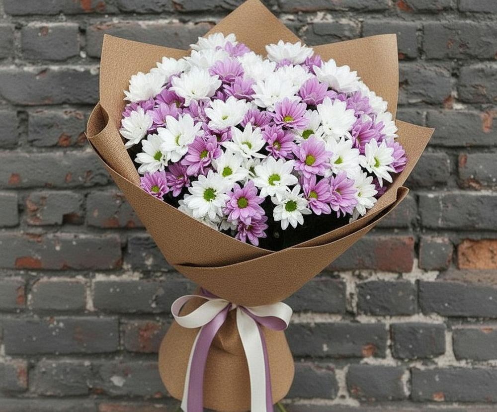 Букет цветов из: Хризантемы в Эльбане