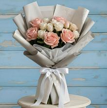 Букет цветов из:  Розы #REPLACE_PRED# Эльбане