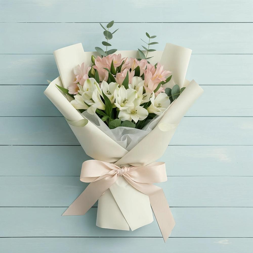 Букет цветов из: Альстромерии в Эльбане