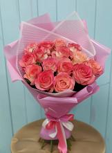 Букет 15 Розовых роз Равель #REPLACE_PRED# Эльбане